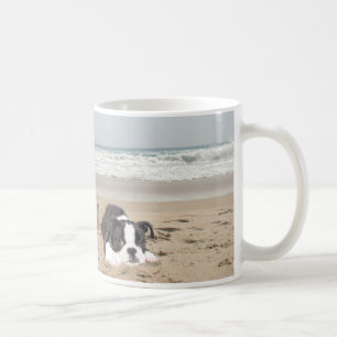 Sandcastles för Boston Terriermugg Kaffemugg