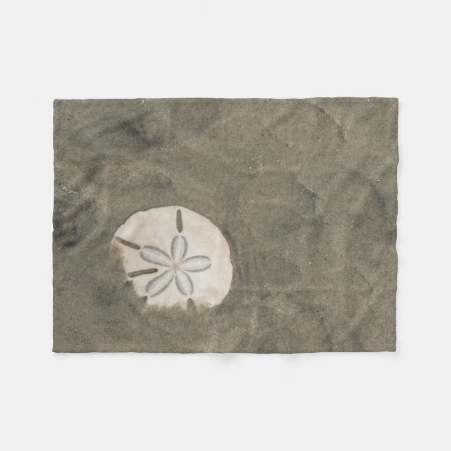Sanddollar (Echinarachnius parma) Fleecefilt (Framsidan (Horisontell))