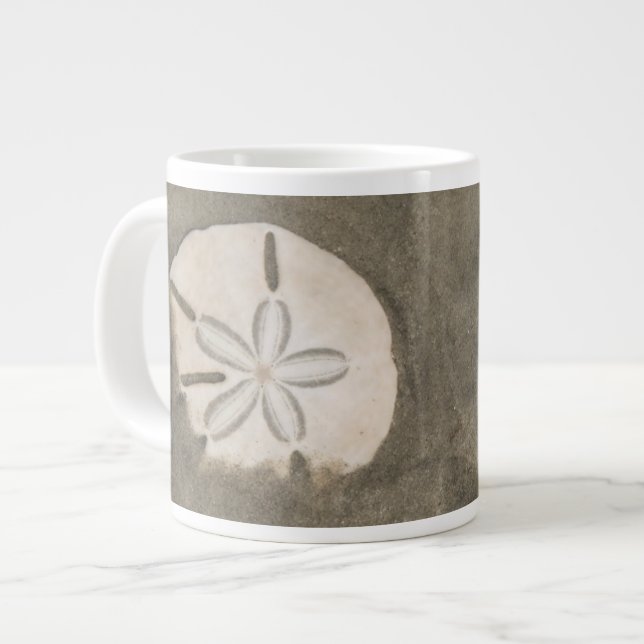 Sanddollar (Echinarachnius parma) Jumbo Mugg (Framsida vänster)