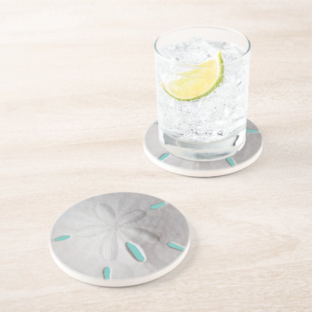 Sanddollar havsstrand sommar turkos vit  underlägg (Sidan)