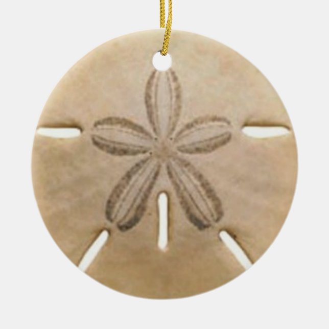 Sanddollar Julgransprydnad Keramik (Framsidan)