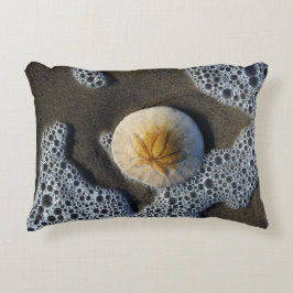 Sanddollar och Surfstrand Fotoaccentkudde Prydnadskudde