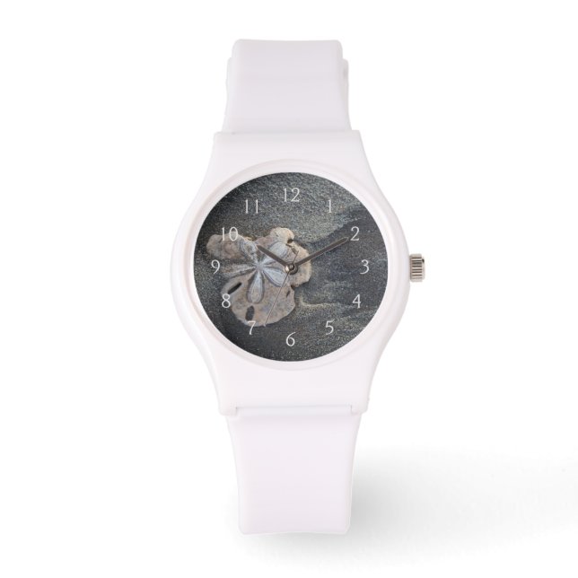 Sanddollar på sand armbandsur (Framsida)
