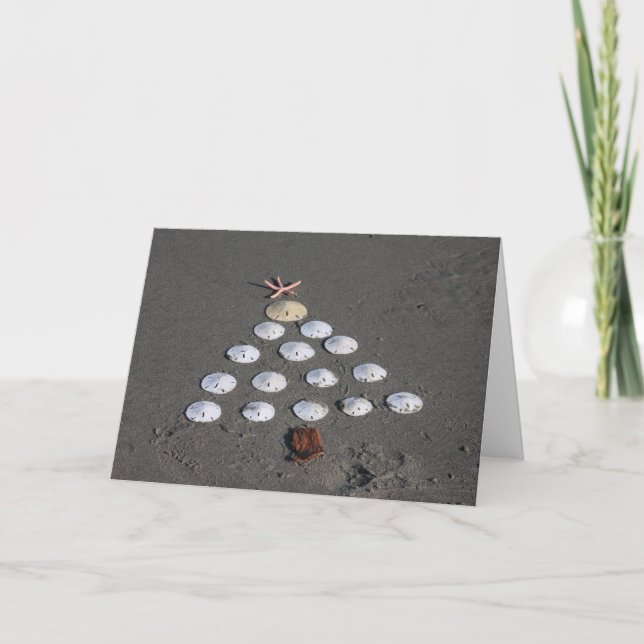 Sanddollar Träd Helgkort (Framsida)
