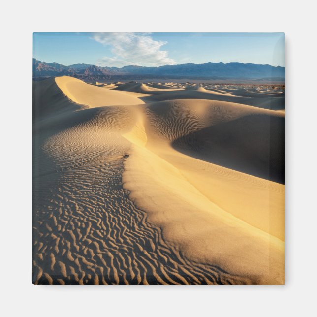 Sanddyner i Death Valley, CA Magnet (Framsidan)