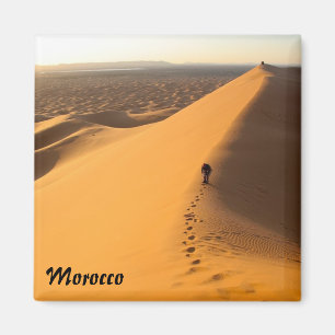 Sanddyner i den Marocko magneten Magnet
