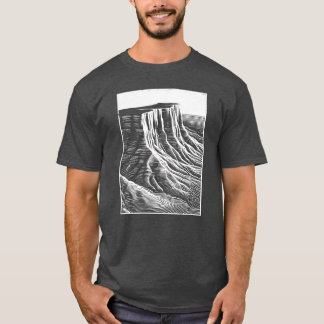 Sanddyner Linjärt Öken T Shirt
