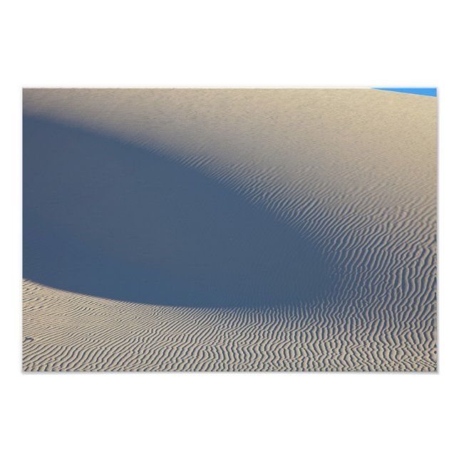 Sanddyner vid White Sands National Monument på 4 Fototryck (Framsidan)