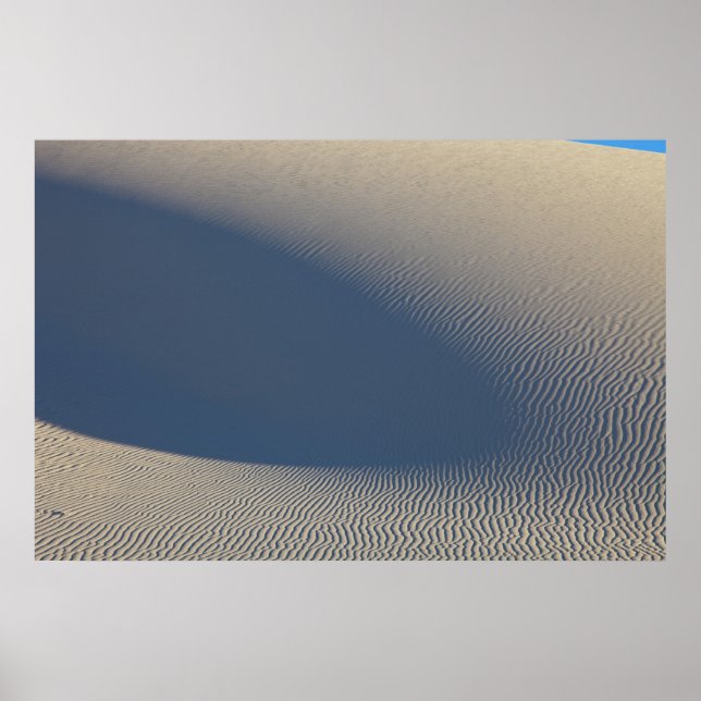 Sanddyner vid White Sands National Monument på 4 Poster (Framsidan)