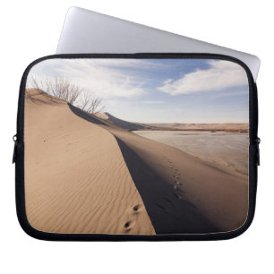 Sanddynsformationer. Bruneau Dunes State Park Laptop Sleeve