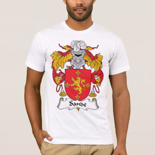 Sande familjvapensköld t-shirt