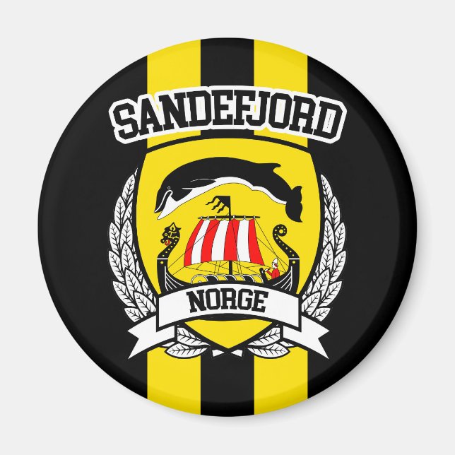 Sandefjord Magnet (Framsidan)