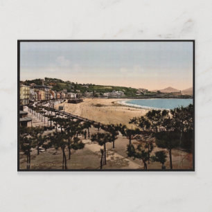 Sanden, San Sebastian, Spaniens vintage Photochrom Vykort