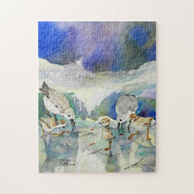 Sanderling Family Breakfast Pussel (Vertikal)