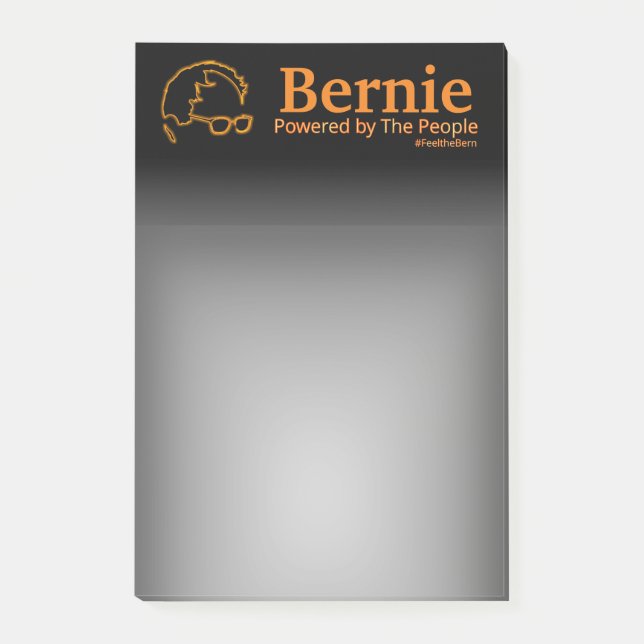 Sanders 2016 med folkstyre post-it block (Framsida)