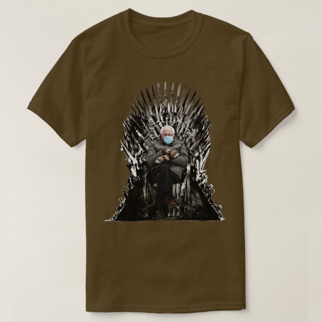 Sanders Inauguration Mittens Meme T Shirt (Design framsida)