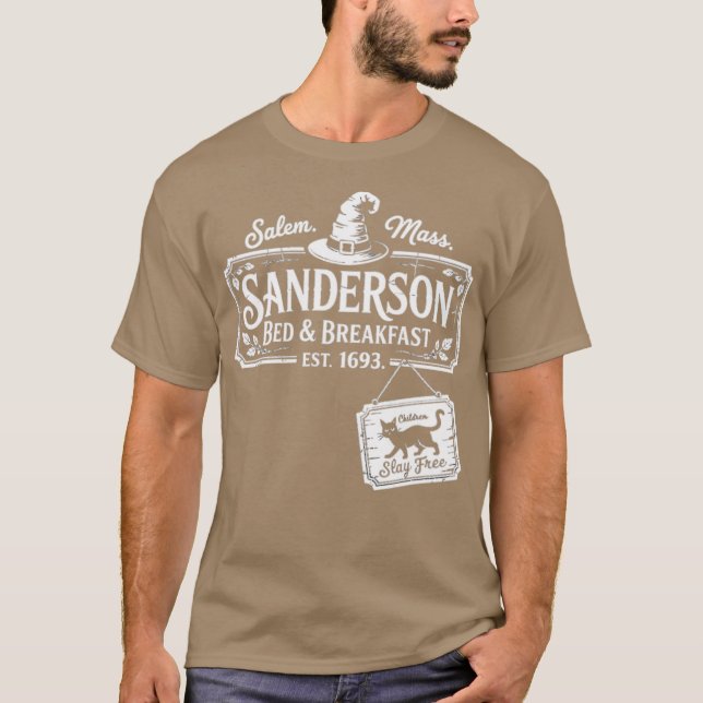 Sanderson Bed & Breakfast T Shirt (Framsida)