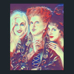 Sanderson Sisters Art Deco Print Poster<br><div class="desc">Det här är en dekoavtryckning på 8 x 10 konst av Sanderson-systrarnas perfekt för halloween fläkt.</div>