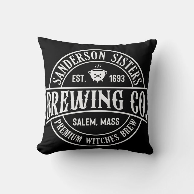 Sanderson Sisters Brewing Co. Pillow Kudde (Framsida)