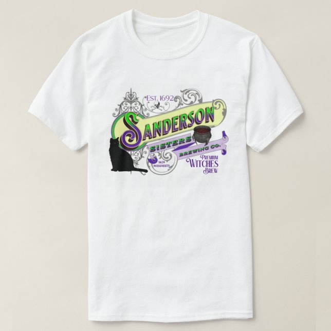 Sanderson Sisters Brewing Co. T-shirt (Design framsida)