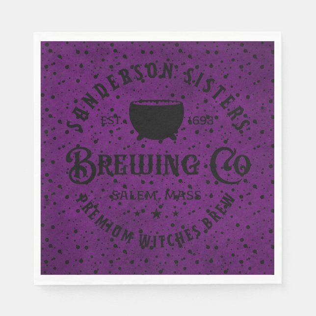 Sanderson Sisters Brewing Company Pappersservett (Framsidan)