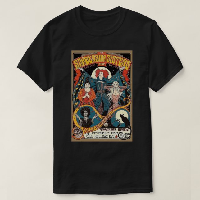 Sanderson Sisters LIVE Poster T Shirt (Design framsida)