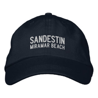 Sandestin Miramar Beach Florida Baseball Hat Broderad Keps