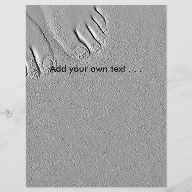 sandfot reklamblad (Framsidan)