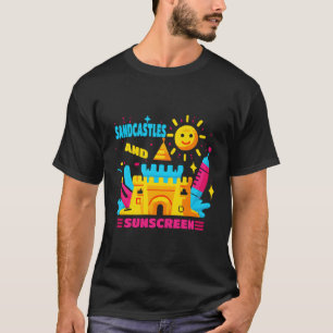 Sandgjutgods och solskyddsmedel t shirt