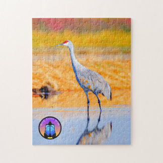 Sandhill Crane Jigszle Puzzle Pussel