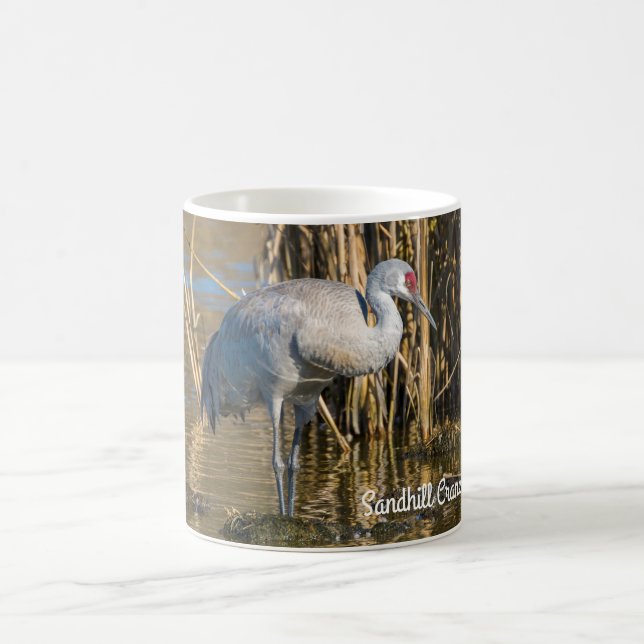 Sandhill Crane Kaffemugg (Center)
