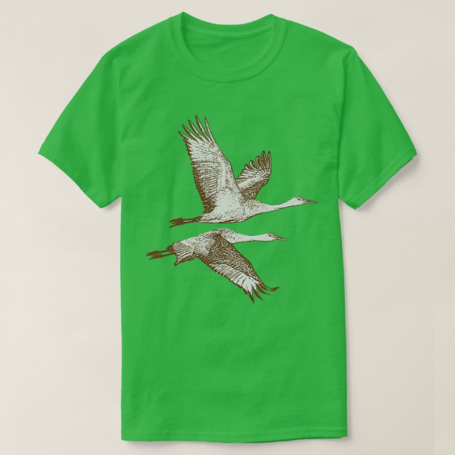 Sandhill Crane Migration T Shirt (Design framsida)