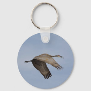 Sandhill Crane-nyckelkedja Nyckelring