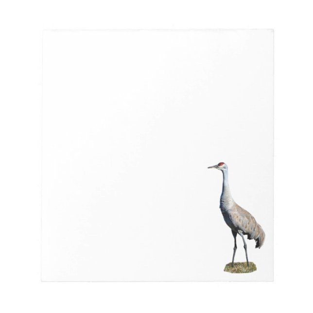 Sandhill Crane Photo Anteckningsblock (Framsida)