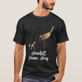 Sandhill Crane Song Design T Shirt