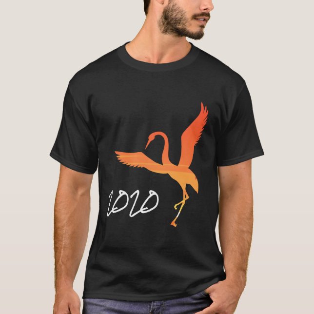 Sandhill Cranes T Shirt (Framsida)