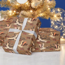 Sandhill Cranes Träd Mönster Brown Gift