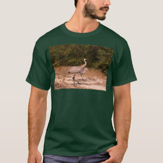 Sandhill cranes with chicks t shirt