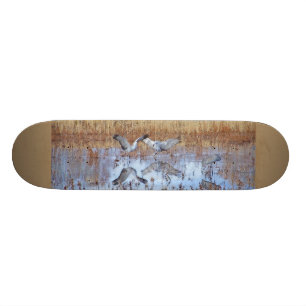 Sandhill sträcker på halsen fotografiskateboarde mini skateboard bräda 18,5 cm