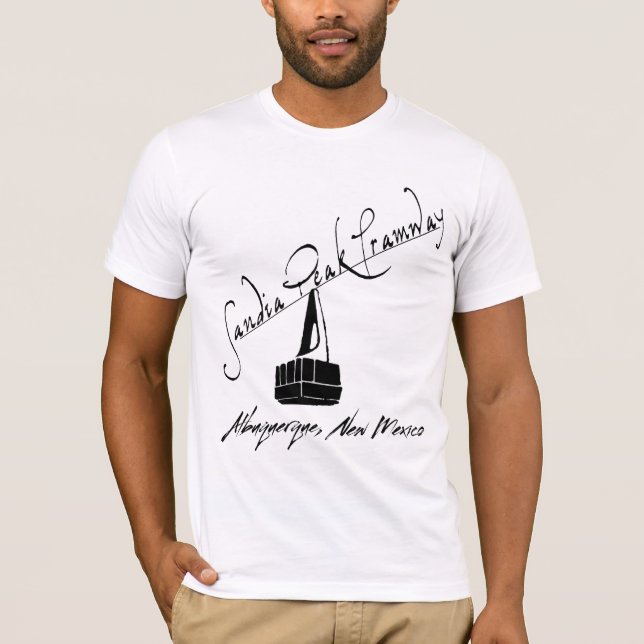 Sandia maximal flyg- spårväg tee shirt (Framsida)