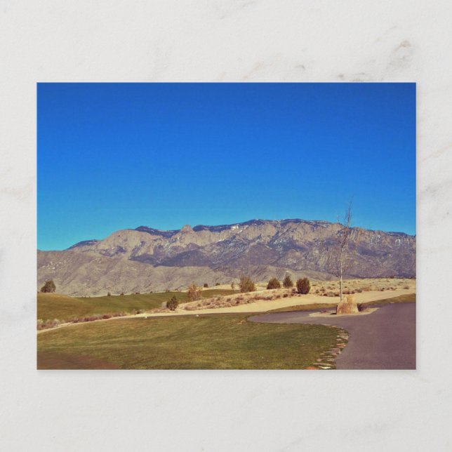 Sandia Mountain, Albuquerque New mexico Vykort (Framsida)