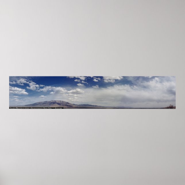Sandia Mountains Panoramic Poster (Framsidan)