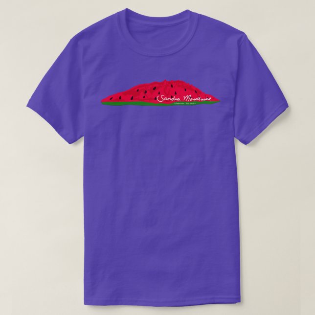 Sandia Mountains Watermelon T Shirt (Design framsida)