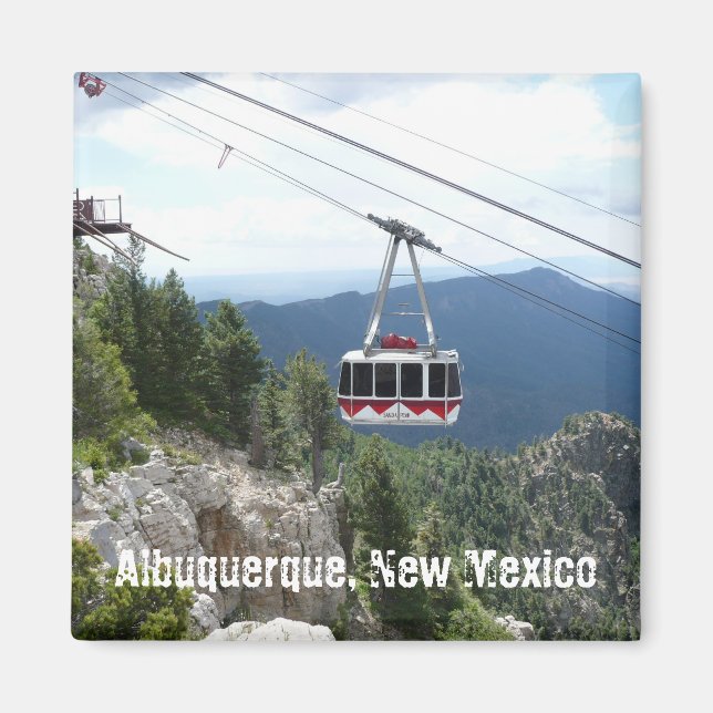 Sandia Peak, Albuquerque, New mexico Magnet (Framsidan)