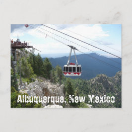 Sandia Peak, Albuquerque, vykort för New mexico
