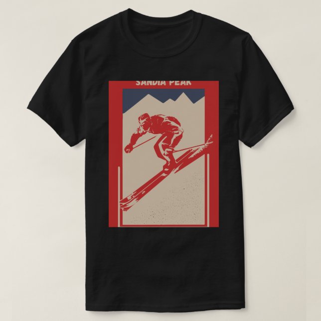 Sandia Peak i Albuquerque, New mexico, Sandia Mou T Shirt (Design framsida)