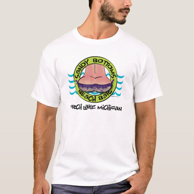 Sandig grundstrandpub tee (Framsida)