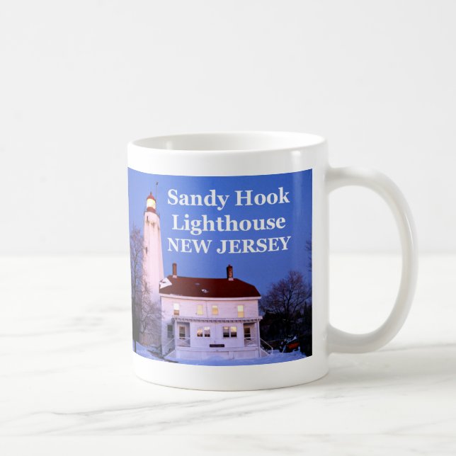 Sandig krokfyr som är ny - jerseymugg kaffemugg (Höger)