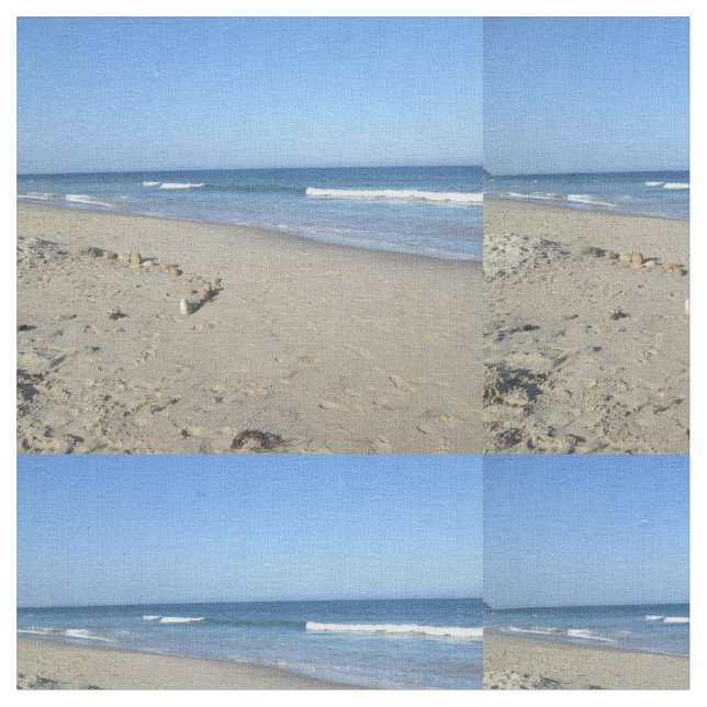 Sandig strand tyg (Närbild)