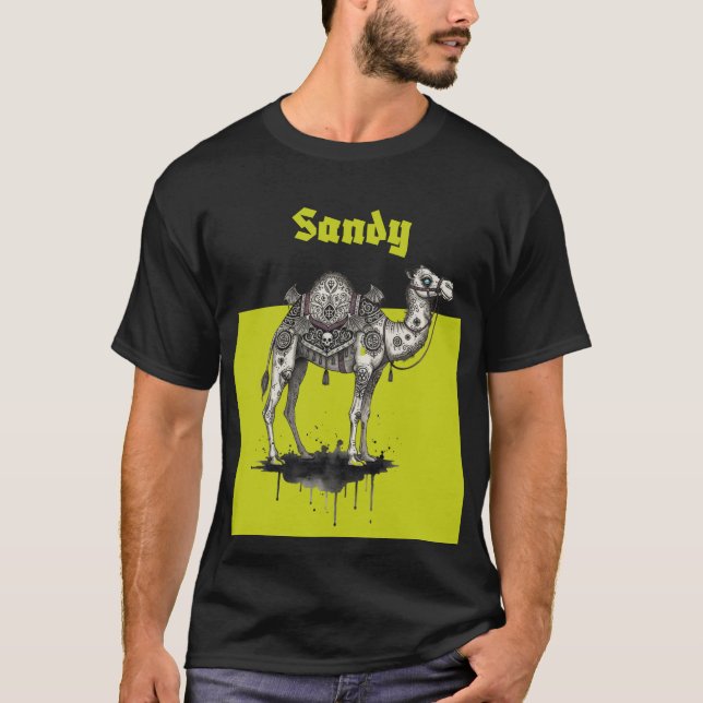 Sandig T Shirt (Framsida)
